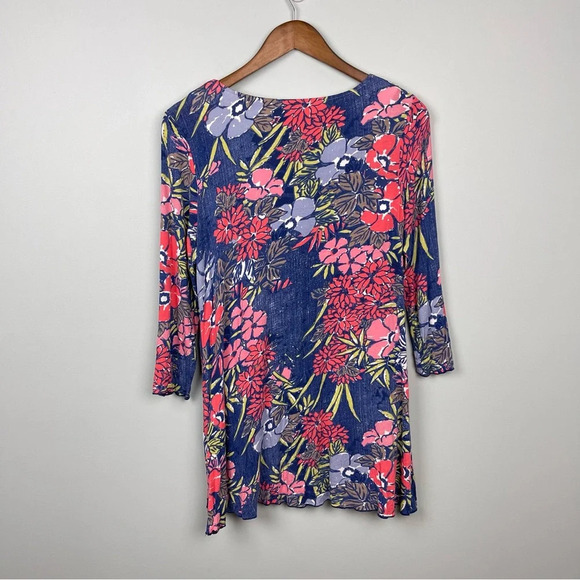 Miraclebody by Miraclesuit Floral Tunic Shapewear Top Size M - Picture 6 of 6